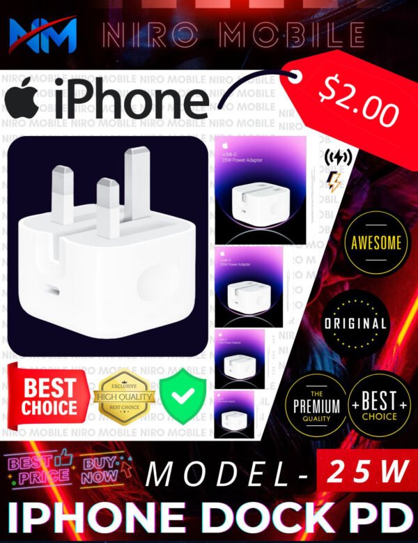 IPHONE DOCK PD - MODEL-25W